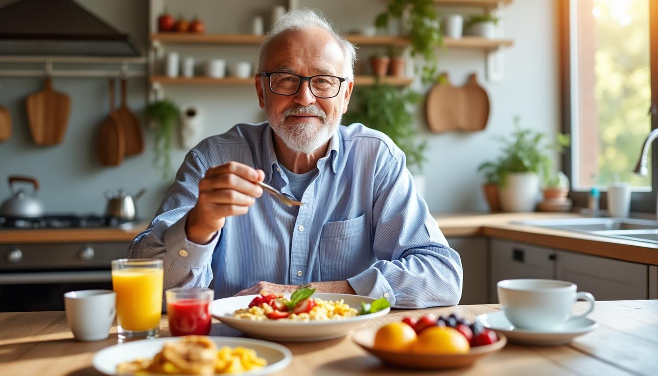 découvrez quoi manger au petit déjeuner après 60 ans pour bien démarrer la journée avec énergie et maintenir une bonne santé.