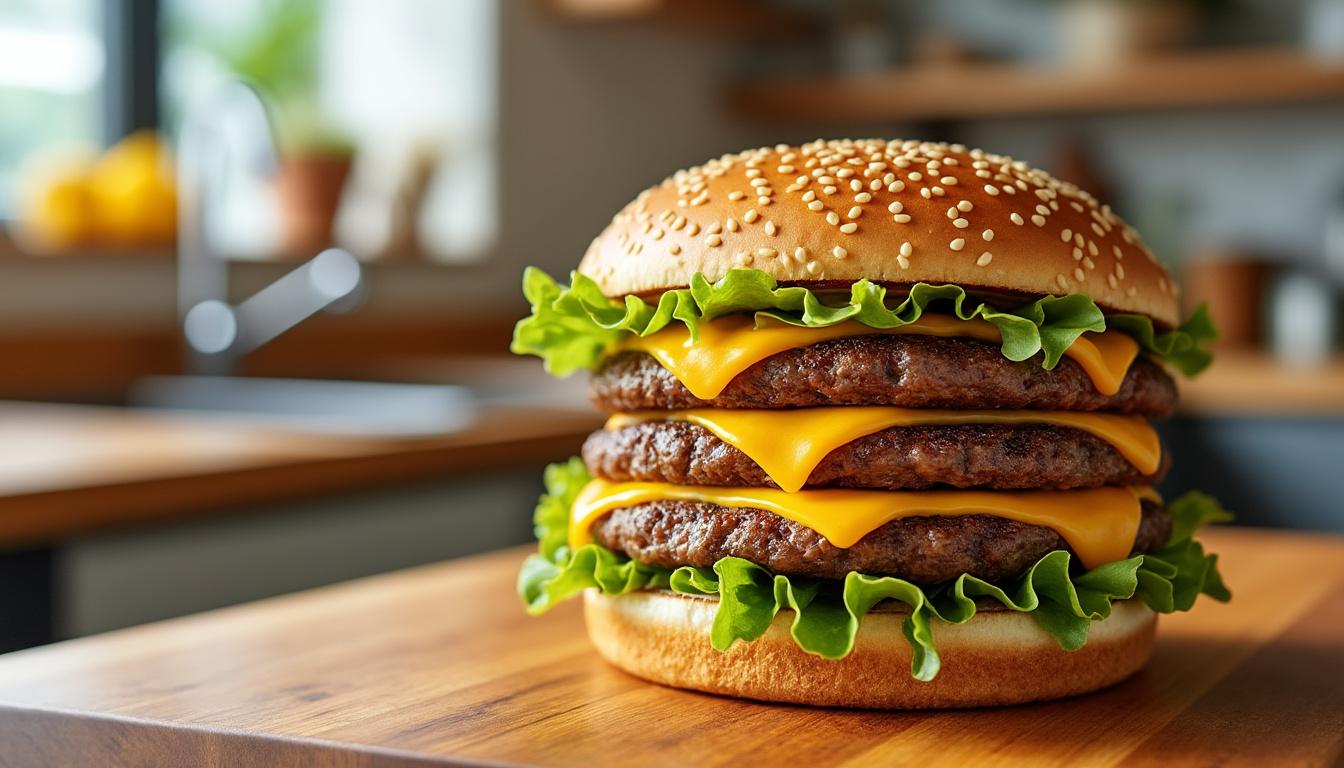 découvrez le nombre de calories dans un big mac et explorez les ingrédients qui composent ce burger emblématique de la restauration rapide.