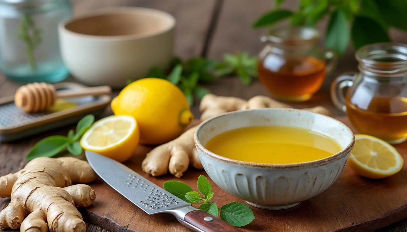 découvrez comment préparer facilement du jus de gingembre frais à la maison avec notre guide simple et rapide. profitez des bienfaits naturels du gingembre en quelques étapes simples.