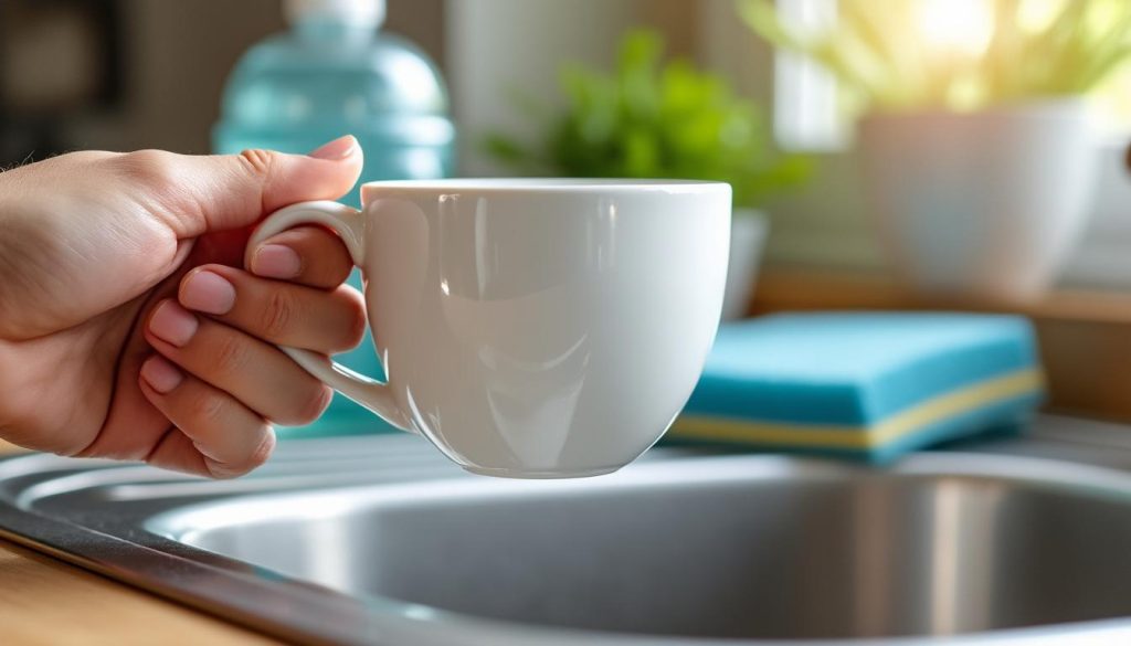 découvrez des astuces simples et efficaces pour enlever facilement les taches de thé dans une tasse et retrouver une vaisselle impeccable.