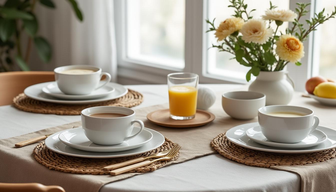 découvrez nos conseils pratiques pour dresser une table de petit déjeuner élégante et conviviale, afin de bien commencer votre matinée avec style et plaisir.