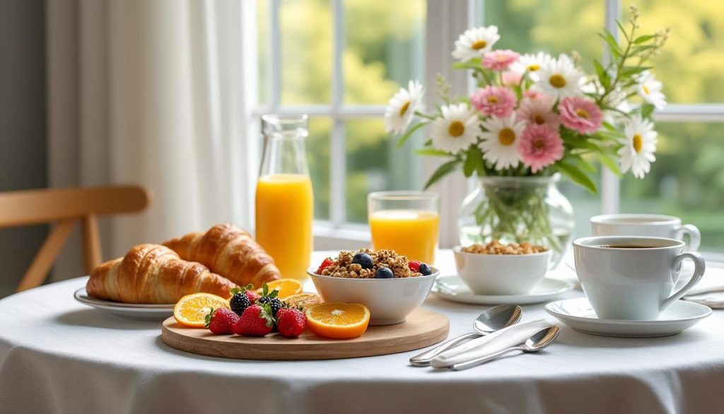 découvrez nos conseils pratiques pour dresser une table de petit déjeuner élégante et conviviale, et commencez votre matinée du bon pied.