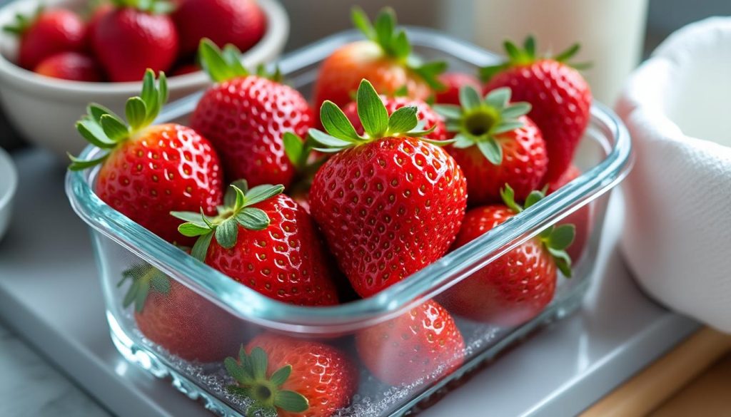 découvrez des méthodes efficaces pour conserver les fraises et prolonger leur fraîcheur, afin de savourer ce fruit délicieux plus longtemps.