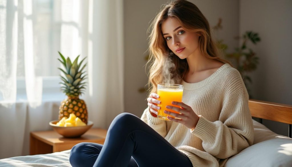 découvrez les bienfaits du jus d'ananas avant un rapport intime chez la femme, ses effets positifs sur la santé et le plaisir, ainsi que des conseils pour en profiter au mieux.