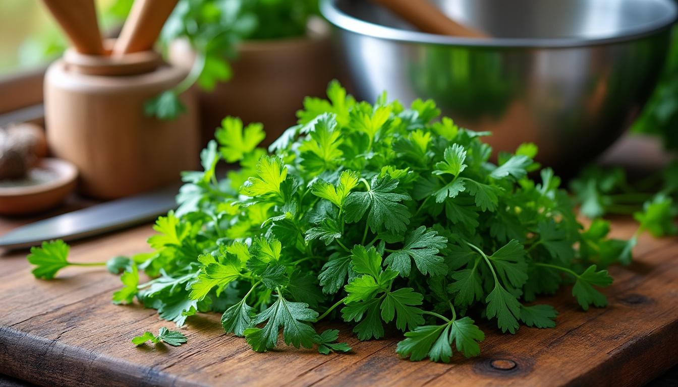 découvrez des astuces et techniques efficaces pour conserver le persil frais plus longtemps, afin de profiter pleinement de sa saveur et de ses bienfaits au quotidien.