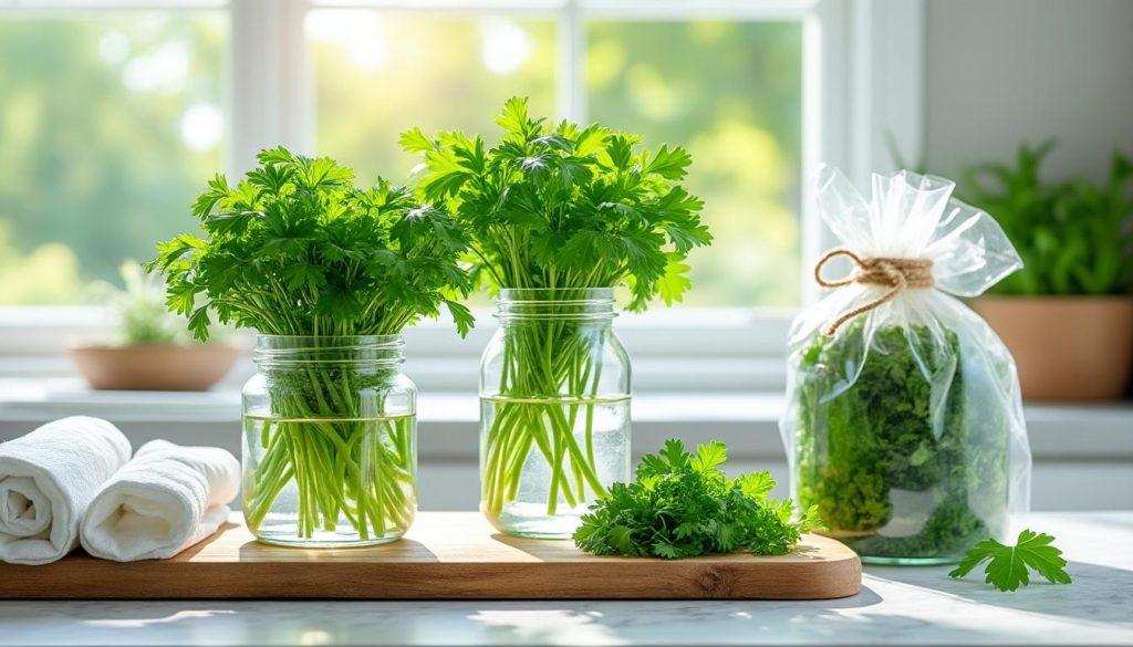 découvrez des astuces et techniques efficaces pour conserver le persil frais plus longtemps et préserver toute sa saveur au quotidien.