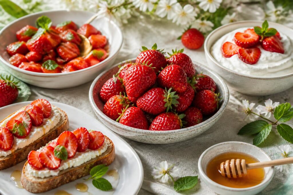 découvrez des recettes simples et délicieuses pour sublimer les fraises, ce fruit printanier plein de saveurs et de fraîcheur.