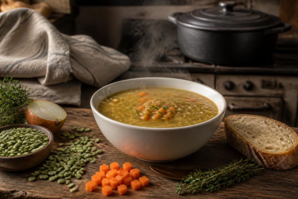 découvrez la recette traditionnelle des pois cassés pour préparer une soupe gourmande et réconfortante, idéale pour les repas simples et savoureux.
