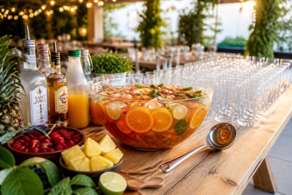 découvrez la recette parfaite de punch pour régaler 50 personnes facilement et sans stress. un guide simple et efficace pour réussir votre fête avec une boisson délicieuse et conviviale.