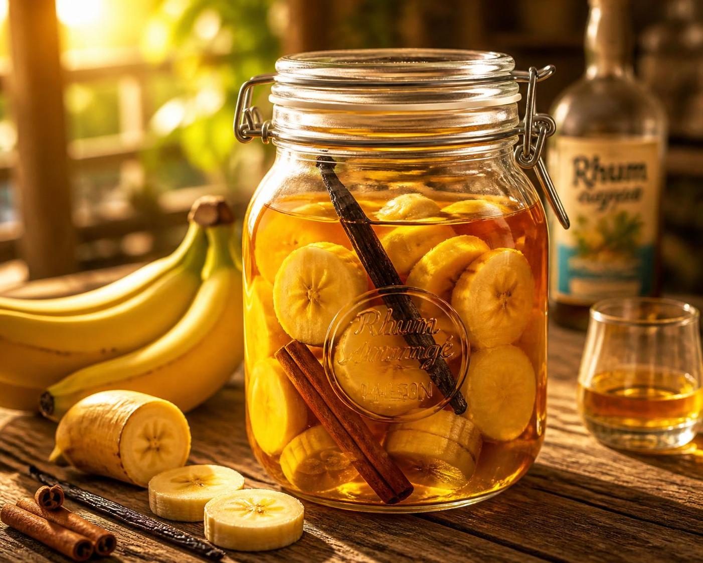 découvrez nos astuces pour réussir un rhum arrangé à la banane avec une macération savoureuse et pleine de goût. apprenez les techniques simples pour un cocktail maison parfait.