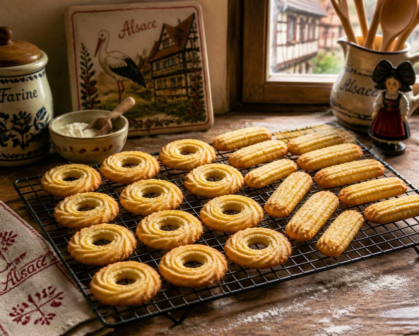découvrez la recette traditionnelle des sprits, ces biscuits alsaciens croquants et gourmands, pour réussir facilement ce délicieux classique de la pâtisserie locale.