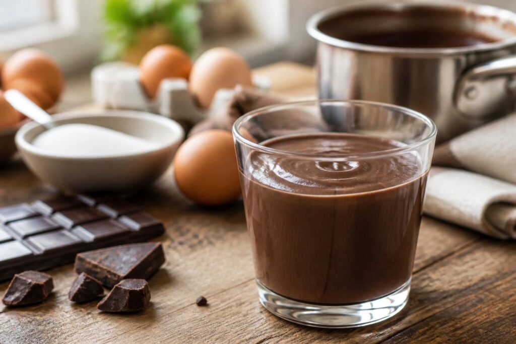 découvrez la recette simple et délicieuse de la crème au chocolat de laurent mariotte, parfaite pour un dessert gourmand et réussi.