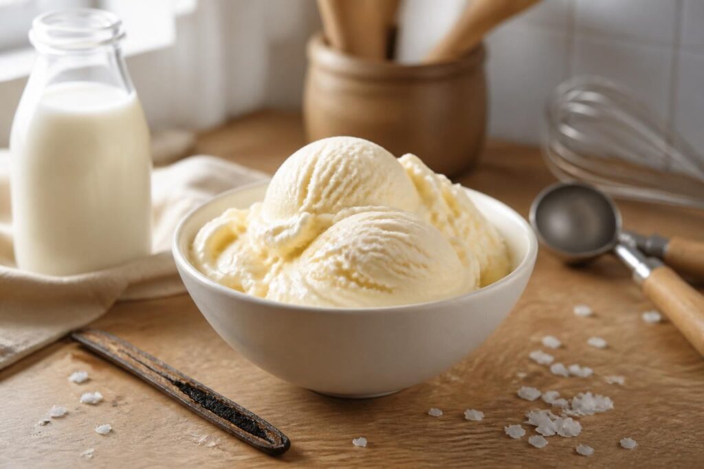 découvrez nos astuces simples pour préparer une glace vanille maison à la texture onctueuse et gourmande, parfaite pour les amateurs de desserts faits maison.