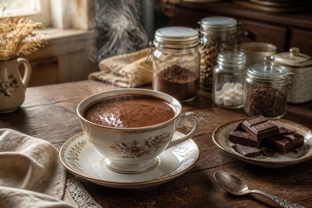 découvrez la recette du chocolat chaud à l'ancienne, épais et velouté, pour un moment gourmand et réconfortant à la maison.