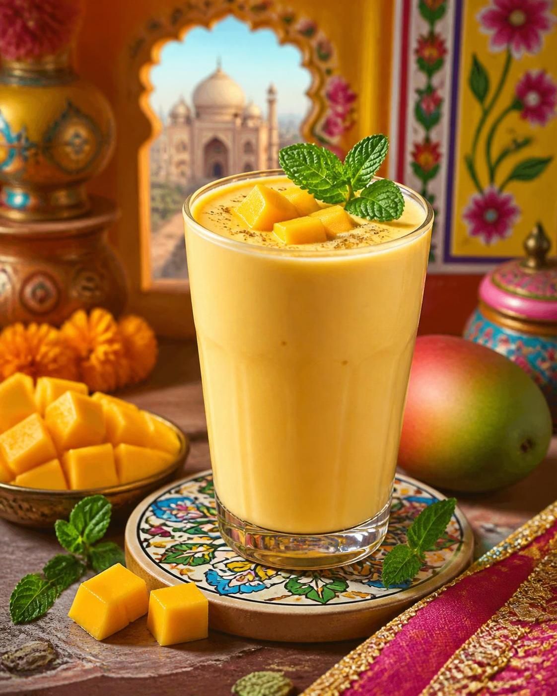découvrez la recette du lassi mangue, la boisson indienne rafraîchissante à réaliser facilement chez vous pour un moment de fraîcheur exotique.