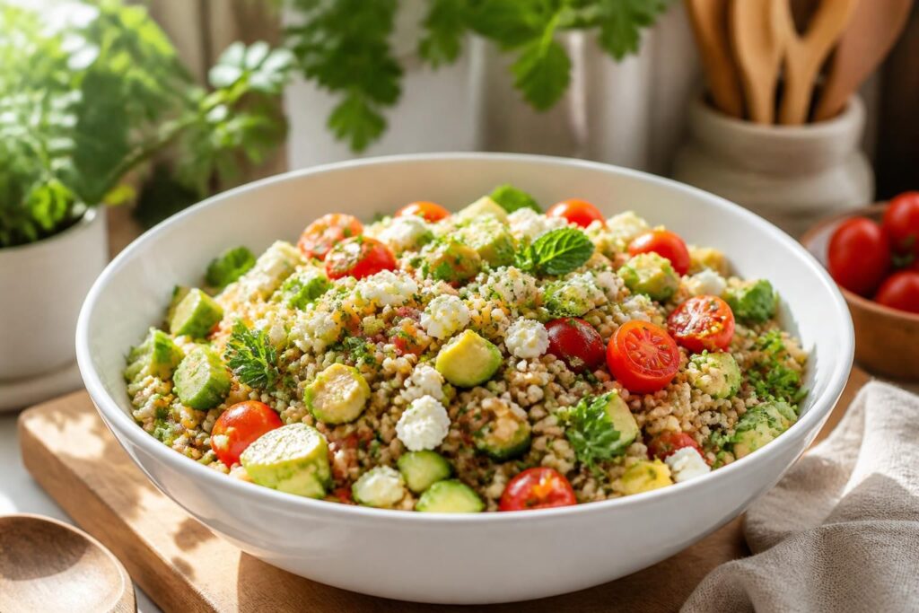 découvrez des recettes originales de salade de blé pour sublimer ce grain aux mille saveurs et apporter fraîcheur et gourmandise à vos repas.