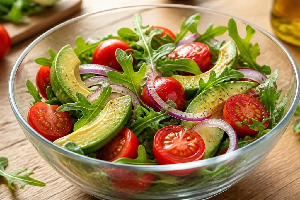 découvrez la salade avocat et tomate, une recette fraîche et savoureuse idéale pour un déjeuner équilibré et plein de vitalité.