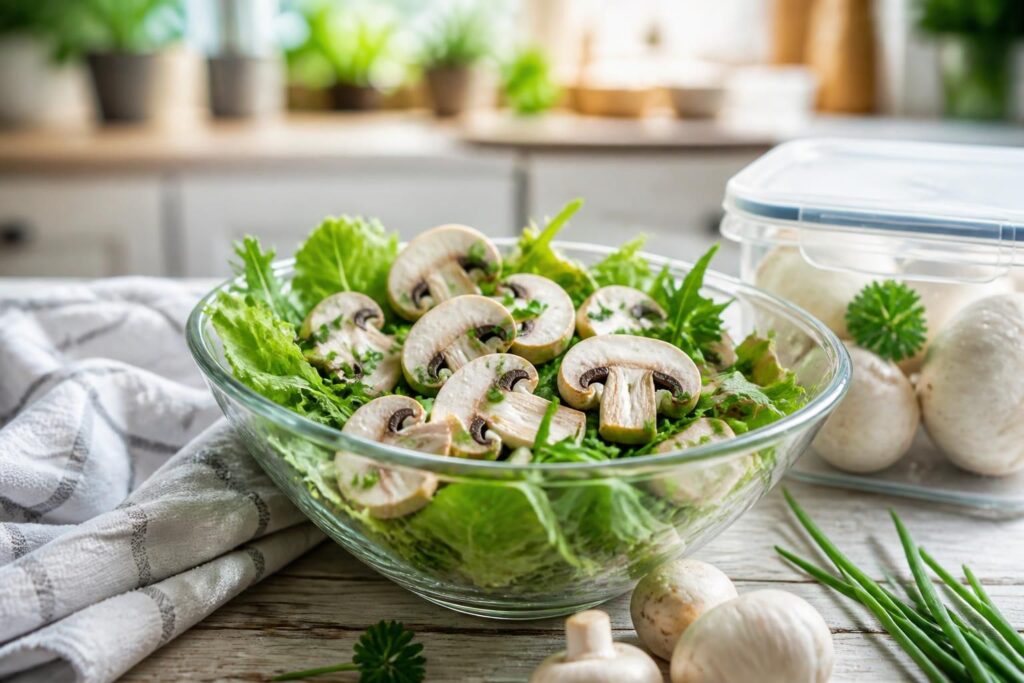 découvrez nos astuces pour garder vos champignons frais et savoureux dans vos salades. conseils pratiques pour une salade champignons toujours délicieuse.