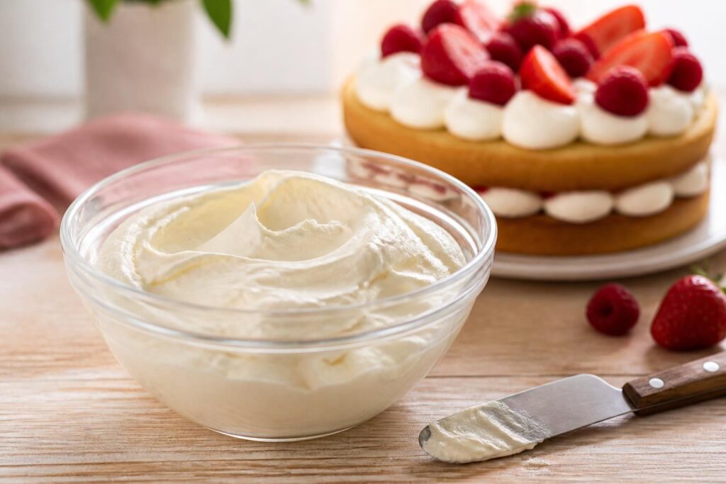découvrez l'astuce pour une crème mascarpone légère et onctueuse, idéale pour sublimer vos gâteaux avec une texture parfaite.