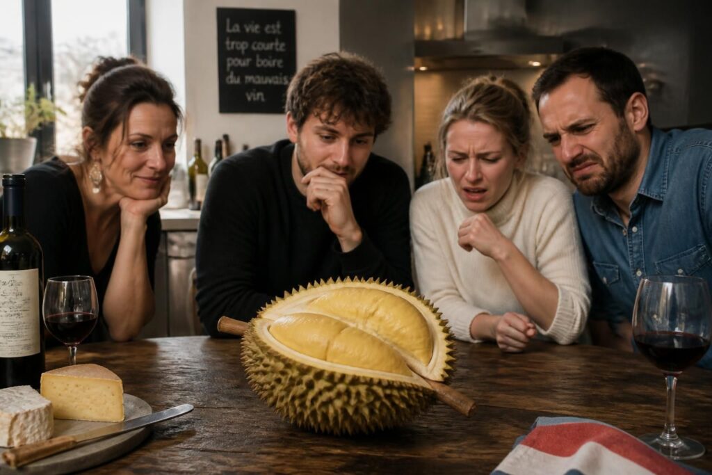 découvrez pourquoi le durian, ce fruit exotique au goût unique, suscite des réactions si contrastées parmi les palais français.