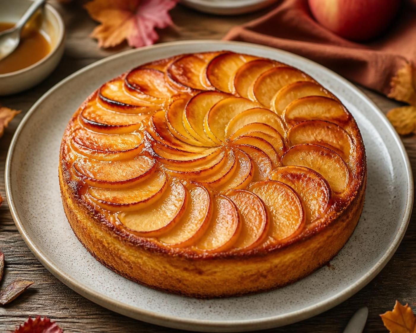 découvrez la recette du gâteau au mascarpone et aux pommes, une douceur fondante parfaite pour célébrer les saveurs chaleureuses de l'automne.