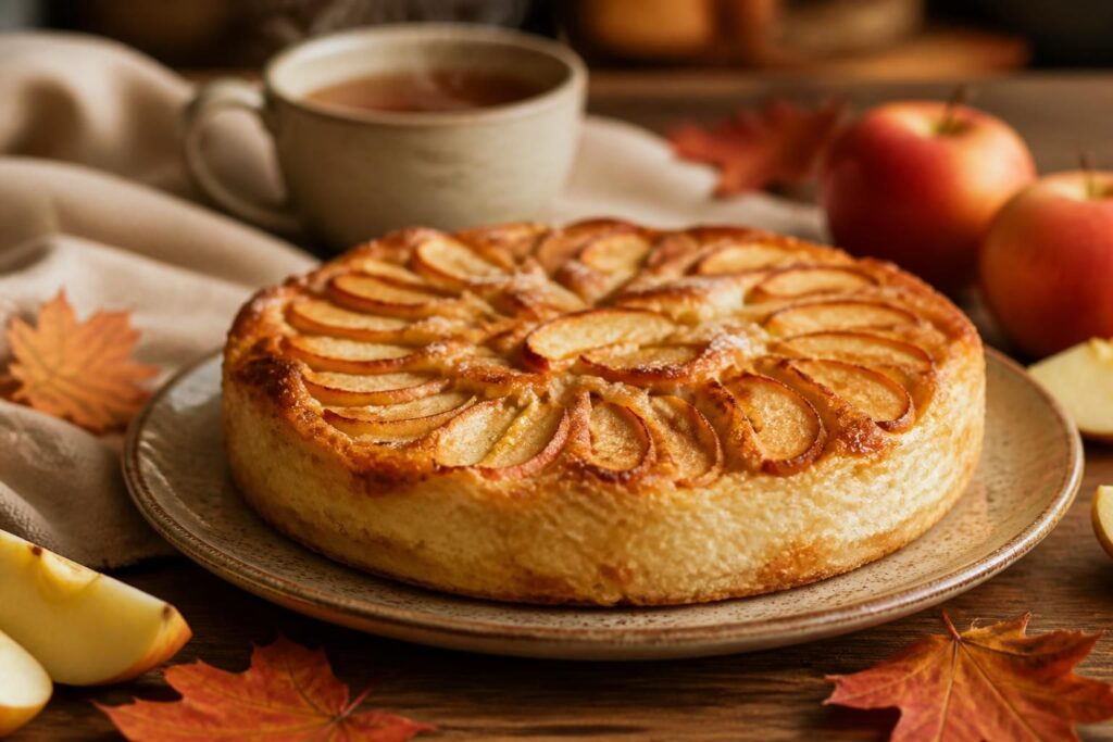 découvrez notre recette de gâteau au mascarpone et aux pommes, un dessert fondant et gourmand, parfait pour savourer les saveurs de l'automne.