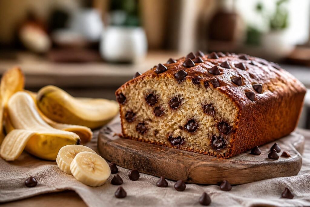 découvrez la recette du gâteau banane pépites de chocolat, un dessert moelleux et savoureux qui ravira tous les amateurs de douceur et de gourmandise.