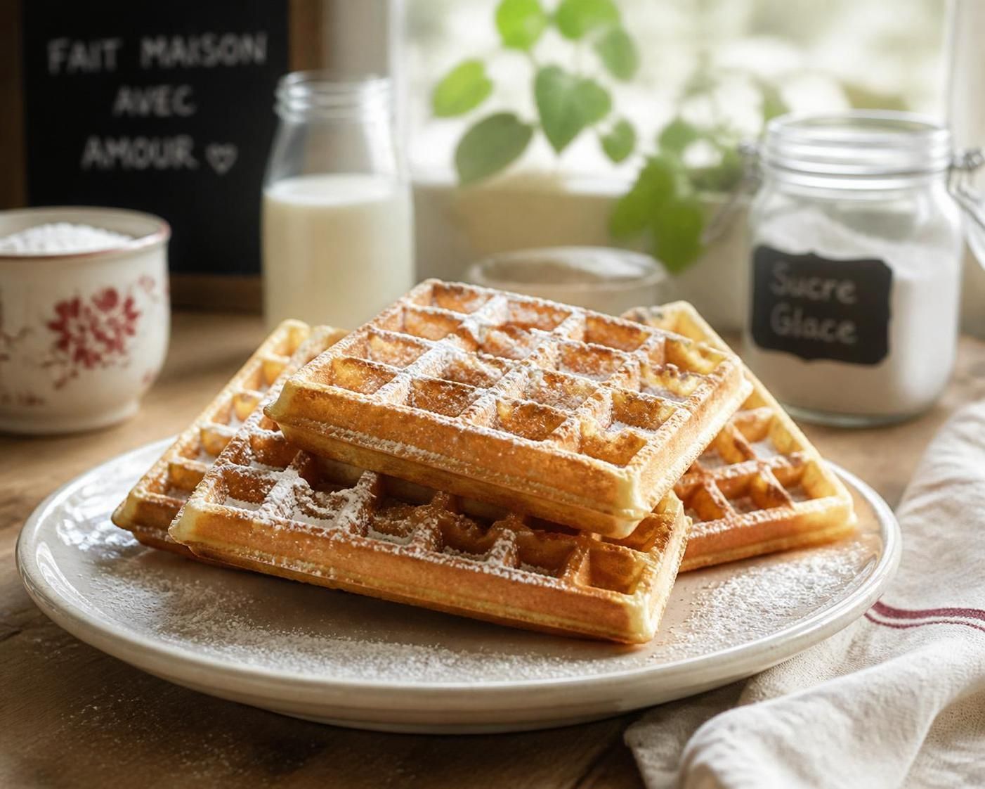 découvrez la recette secrète des gaufres de cyril lignac, facile à réaliser chez vous pour des moments gourmands et savoureux.