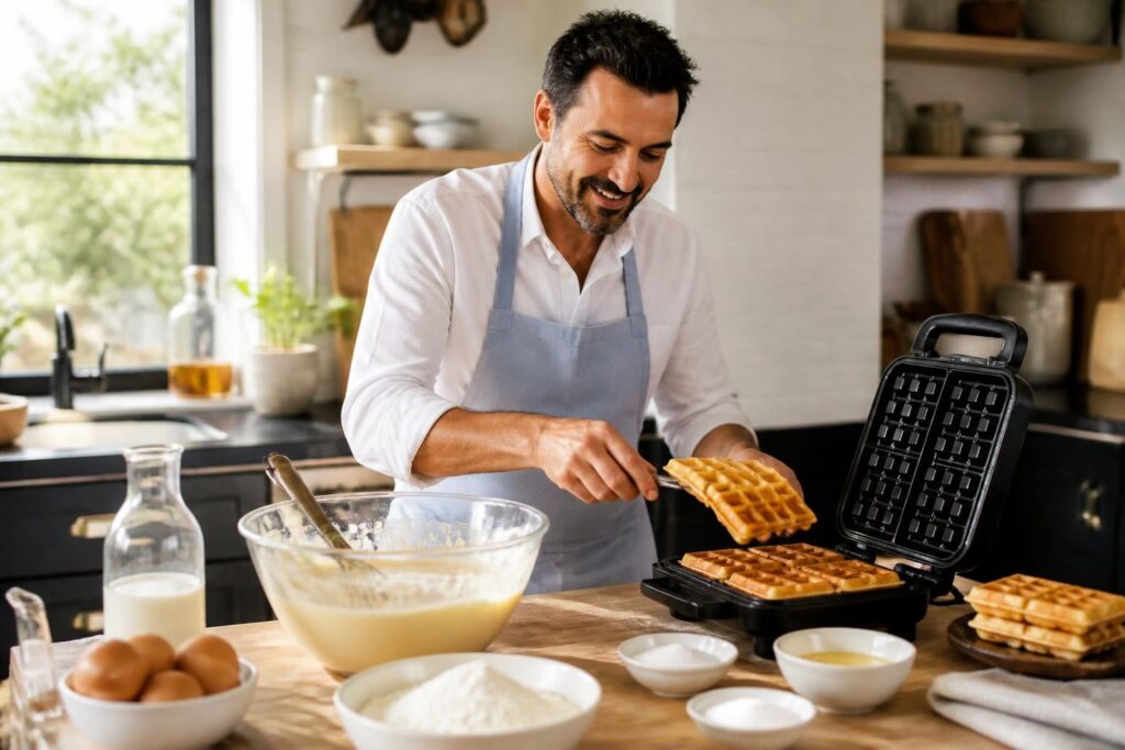 découvrez la recette secrète des gaufres de cyril lignac et réalisez chez vous des gourmandises croustillantes et moelleuses à souhait. à tester sans attendre !