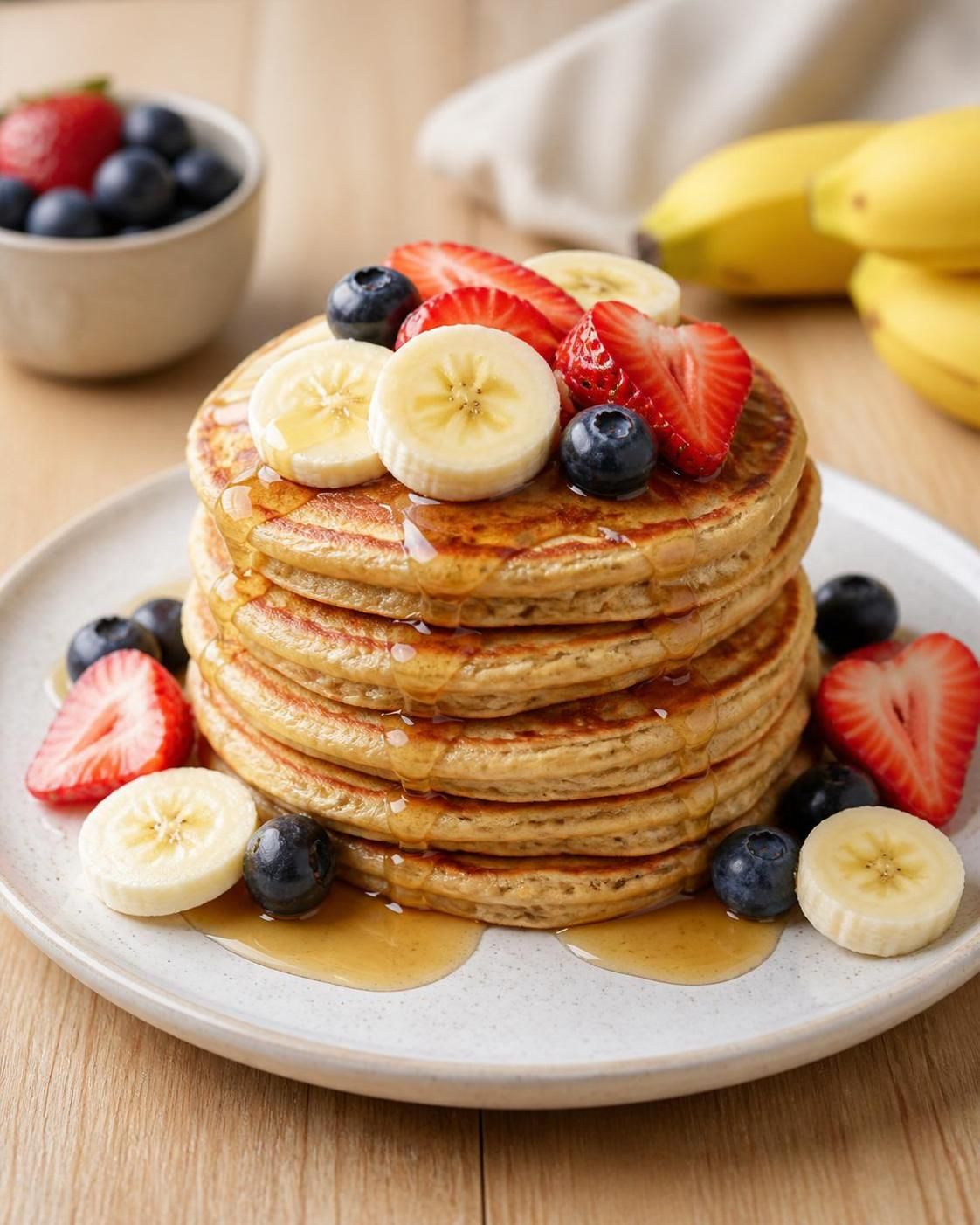découvrez une recette de pancake banane healthy, gourmande et facile à préparer, idéale pour un petit-déjeuner équilibré et délicieux.