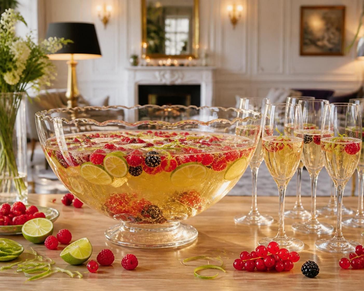 découvrez la recette chic de la soupe de champagne au cointreau, l'apéritif festif parfait pour impressionner vos invités avec élégance et saveur.