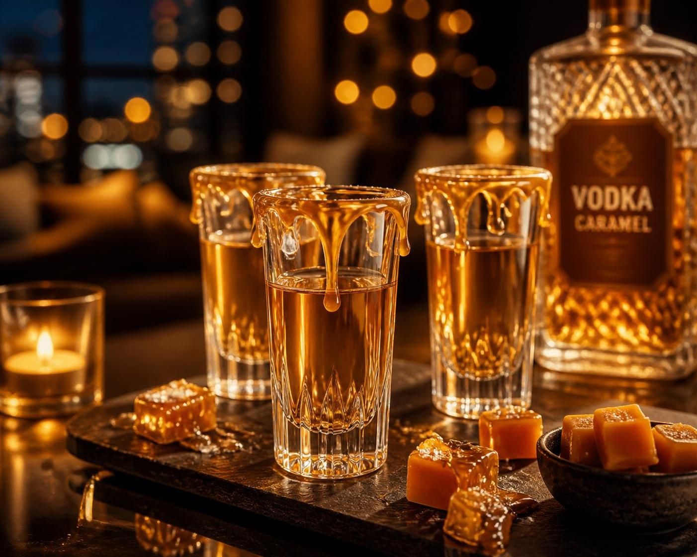 découvrez la recette gourmande de la vodka caramel, l'alliée parfaite pour pimenter vos soirées avec une touche sucrée et originale.