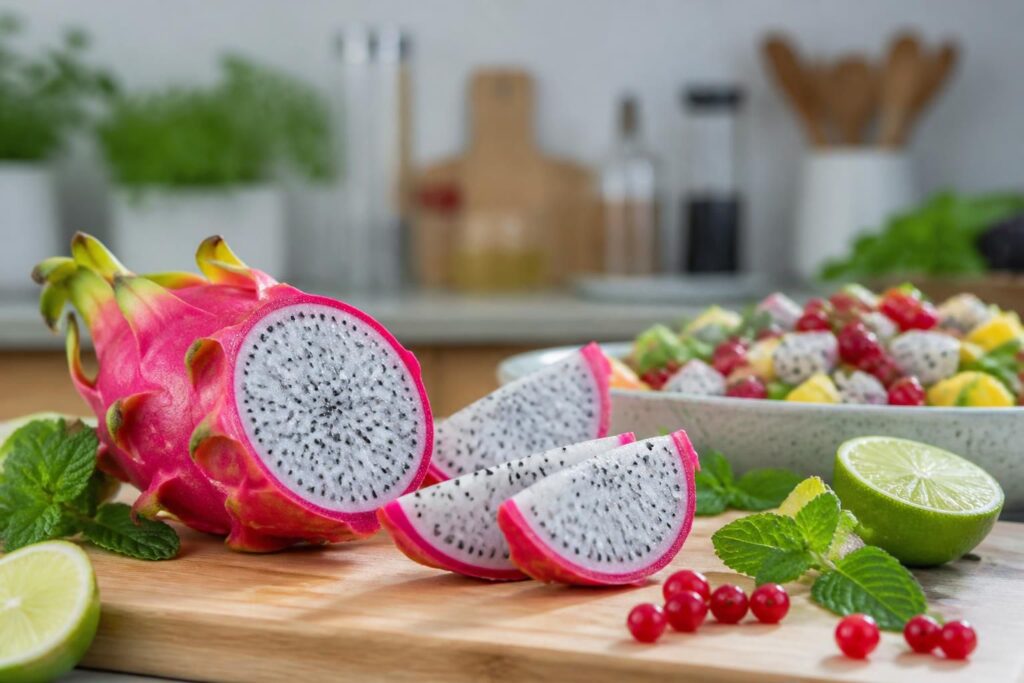 découvrez comment intégrer le fruit de dragon, ce superfruit exotique, dans vos recettes du quotidien pour apporter saveur et bienfaits à votre alimentation.