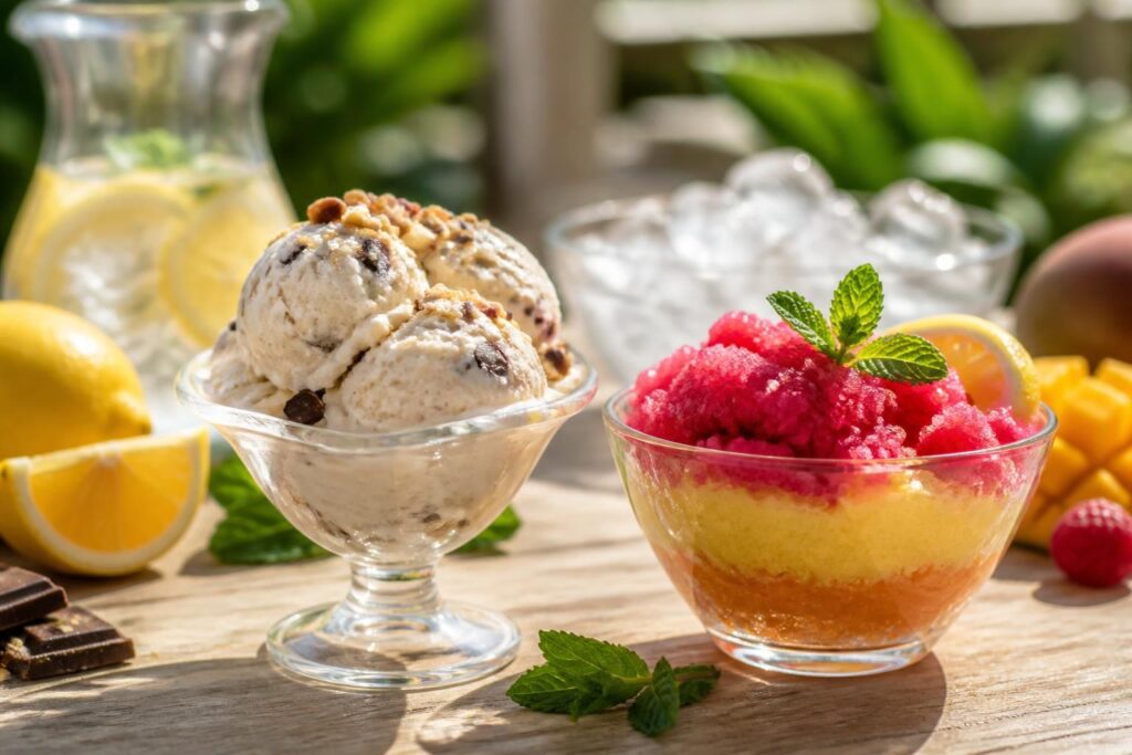découvrez les différences entre glace et sorbet pour choisir un dessert frais et léger, parfait pour toutes les envies gourmandes.