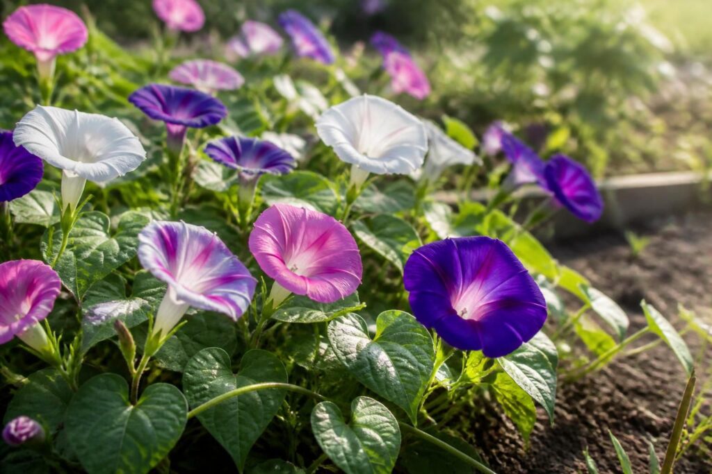 découvrez comment planter et entretenir l'ipomée, avec un focus sur ses variétés colorées allant du tricolore au purple, pour un jardin éclatant de couleurs.