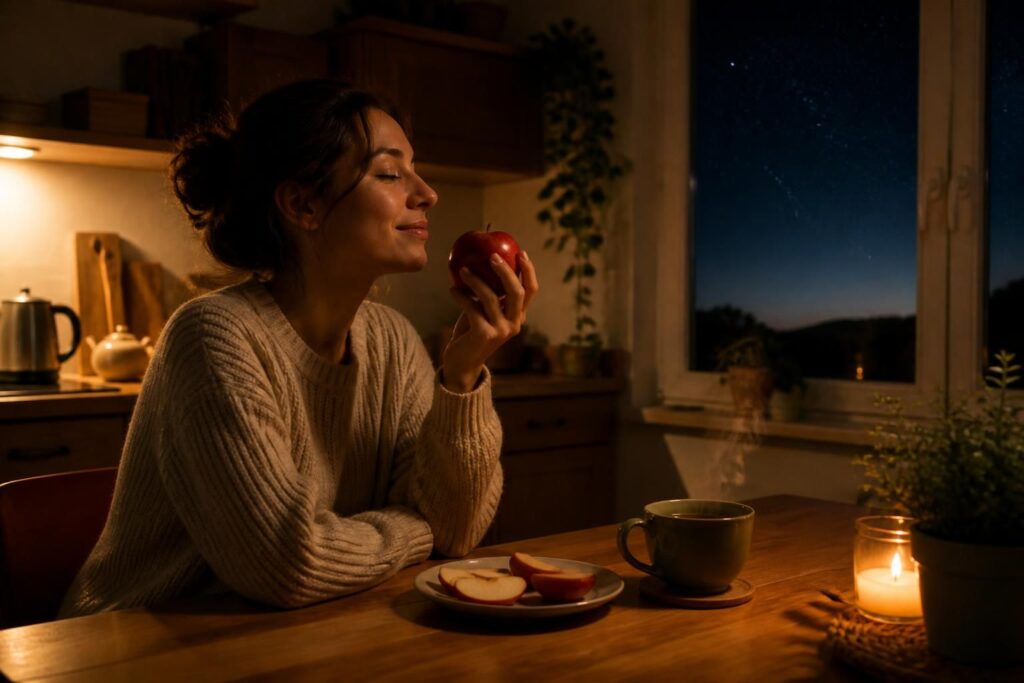 découvrez les bienfaits de manger une pomme le soir pour améliorer la digestion et favoriser un sommeil réparateur.