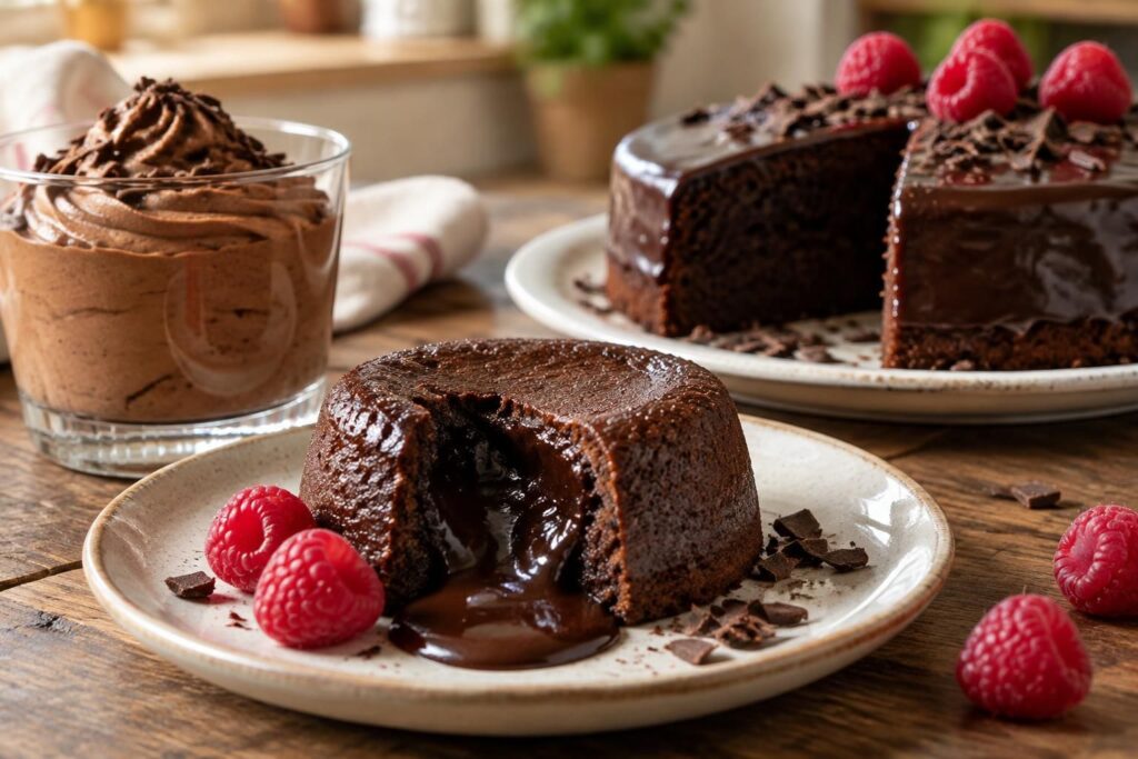 découvrez nos meilleures recettes au chocolat : fondant, mousse ou gâteau, trouvez le dessert idéal pour régaler vos proches.