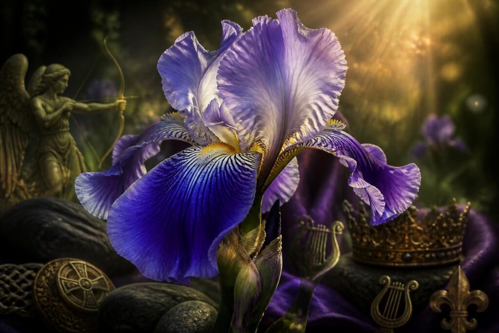 découvrez la signification de l'iris, fleur et prénom, et explorez ses symboles spirituels et culturels riches et variés.