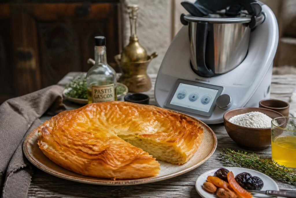 découvrez la recette du pastis gascon traditionnel, à réaliser avec de la pâte filo, des feuilles de brick ou au thermomix pour un dessert gourmand et facile.