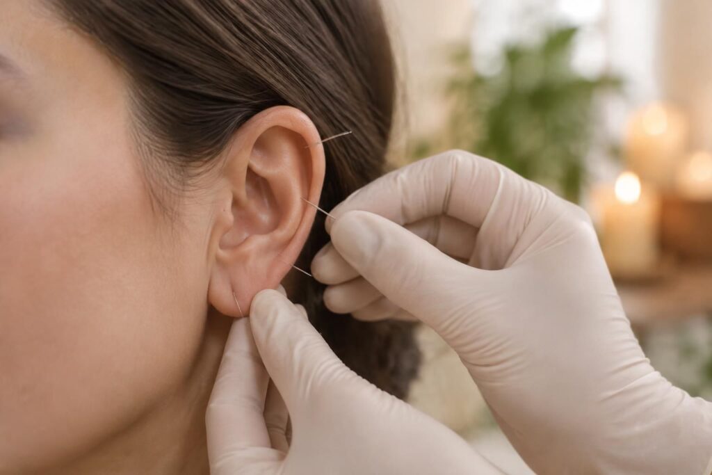 découvrez les points clés de l’acupuncture de l’oreille pour apaiser le stress et l’anxiété et retrouver plus de sérénité au quotidien.