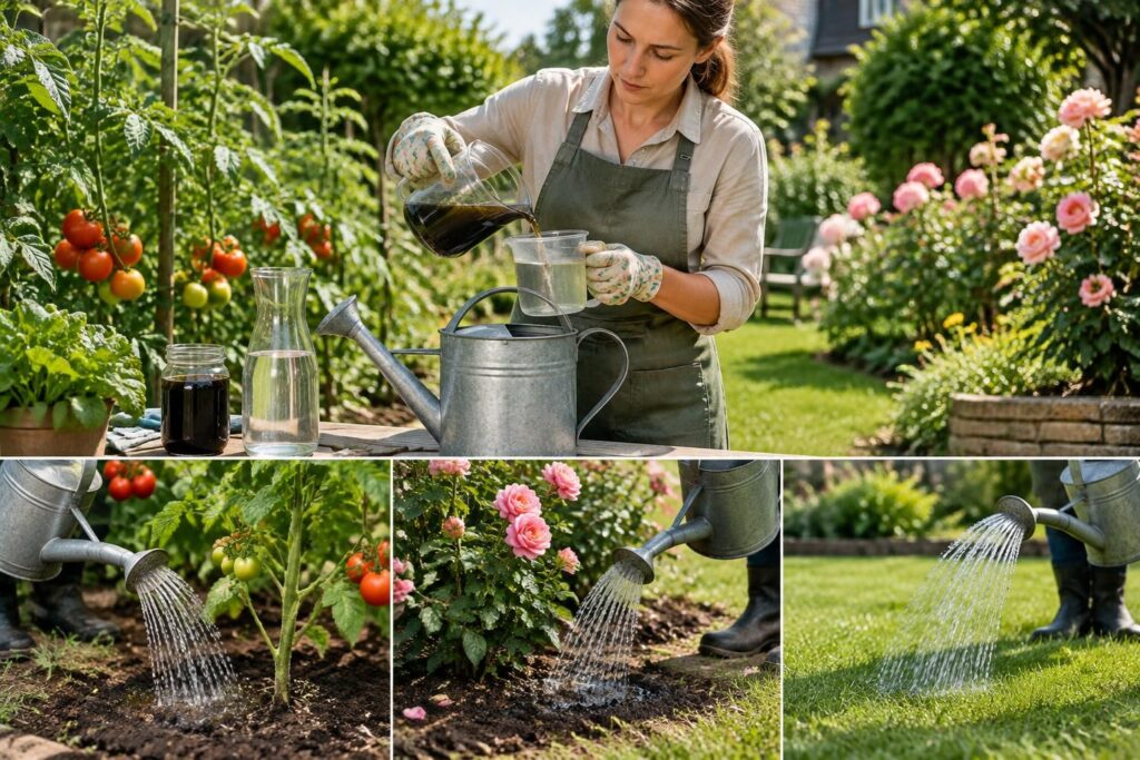 découvrez le bon dosage du purin d’ortie et son mode d’emploi pour nourrir tomates, rosiers et gazon au bon moment, sans risque de surdosage.