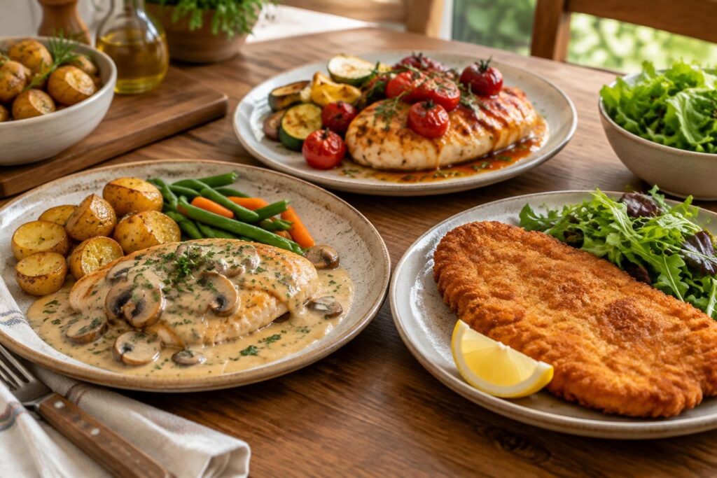 découvrez des recettes faciles d’escalope de poulet : à la crème, panée ou au four. des idées savoureuses pour régaler tous les goûts au quotidien.