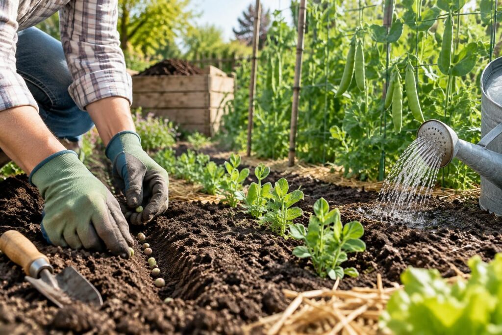 découvrez quand et comment planter les petits pois, préparer le sol et les accompagner pour obtenir une récolte généreuse.