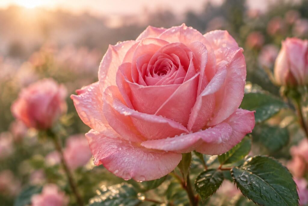 découvrez la signification spirituelle et symbolique de la rose rose, fleur de tendresse, de gratitude et d’amour délicat.