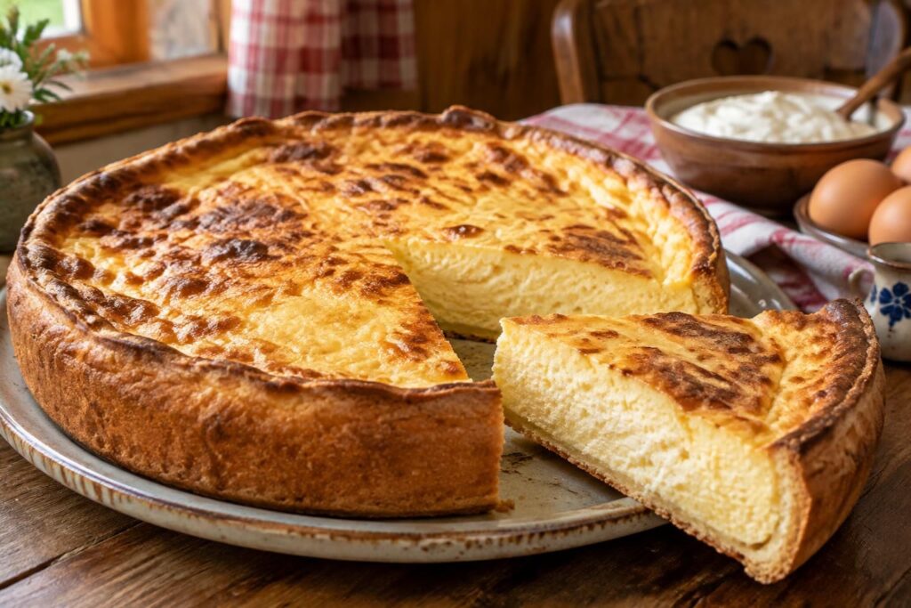 découvrez la tarte au fromage alsacienne, une recette facile et authentique, à la garniture légère et fondante. régalez-vous avec ce dessert traditionnel !